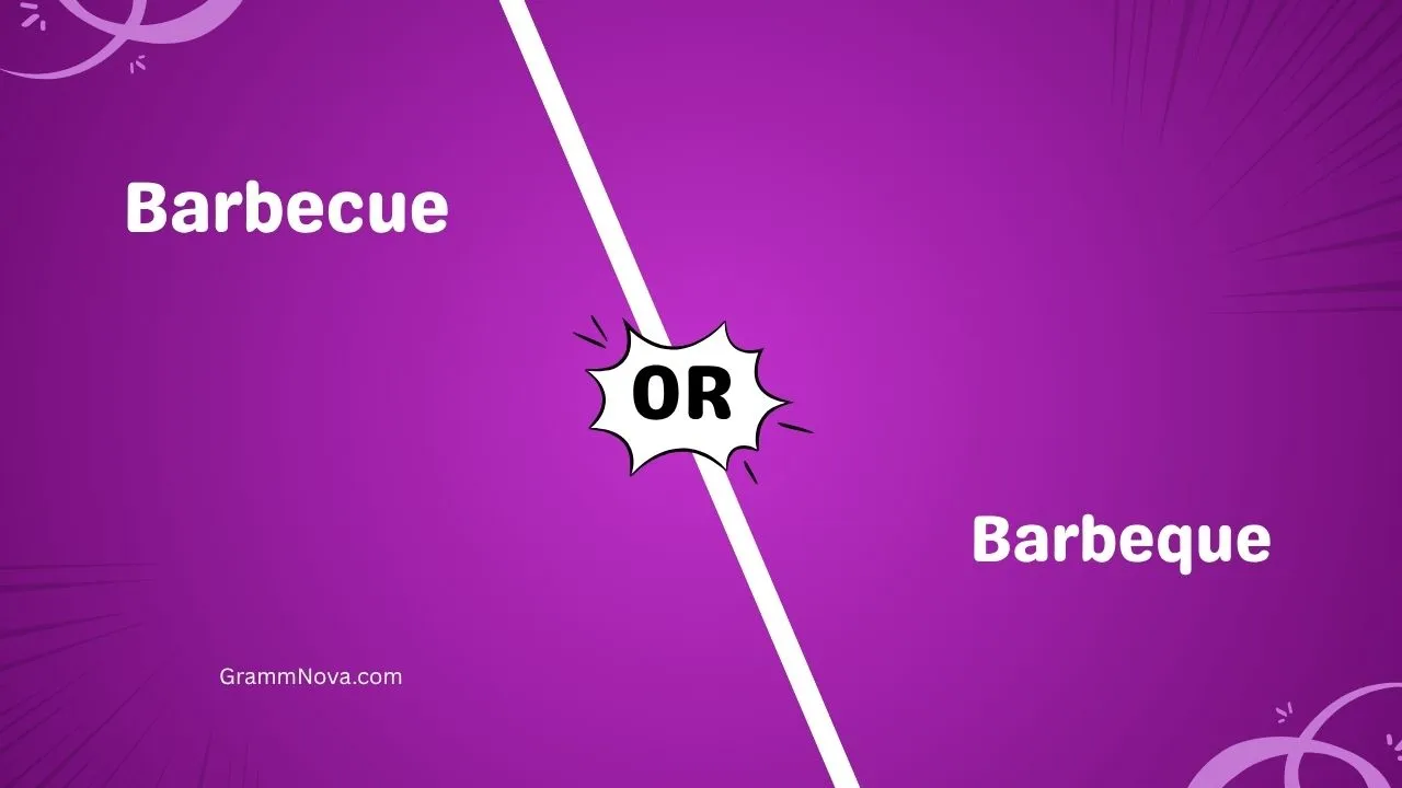 Barbecue or Barbeque