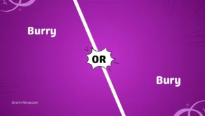 Burry or Bury