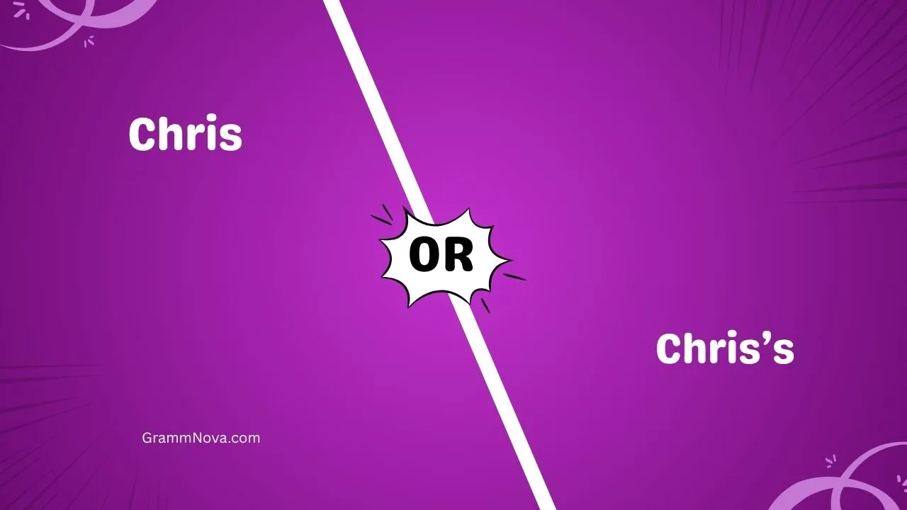 Chris’ or Chris’s