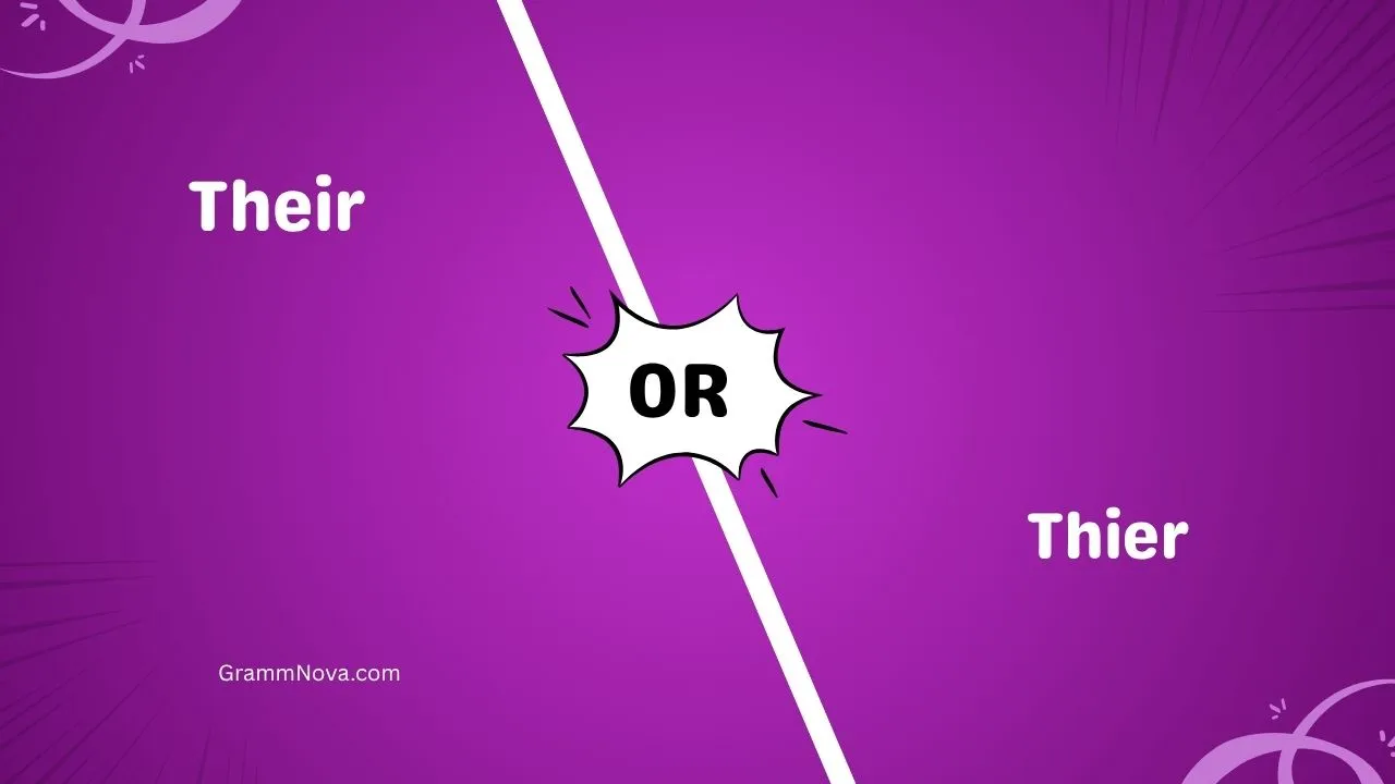 Their or Thier