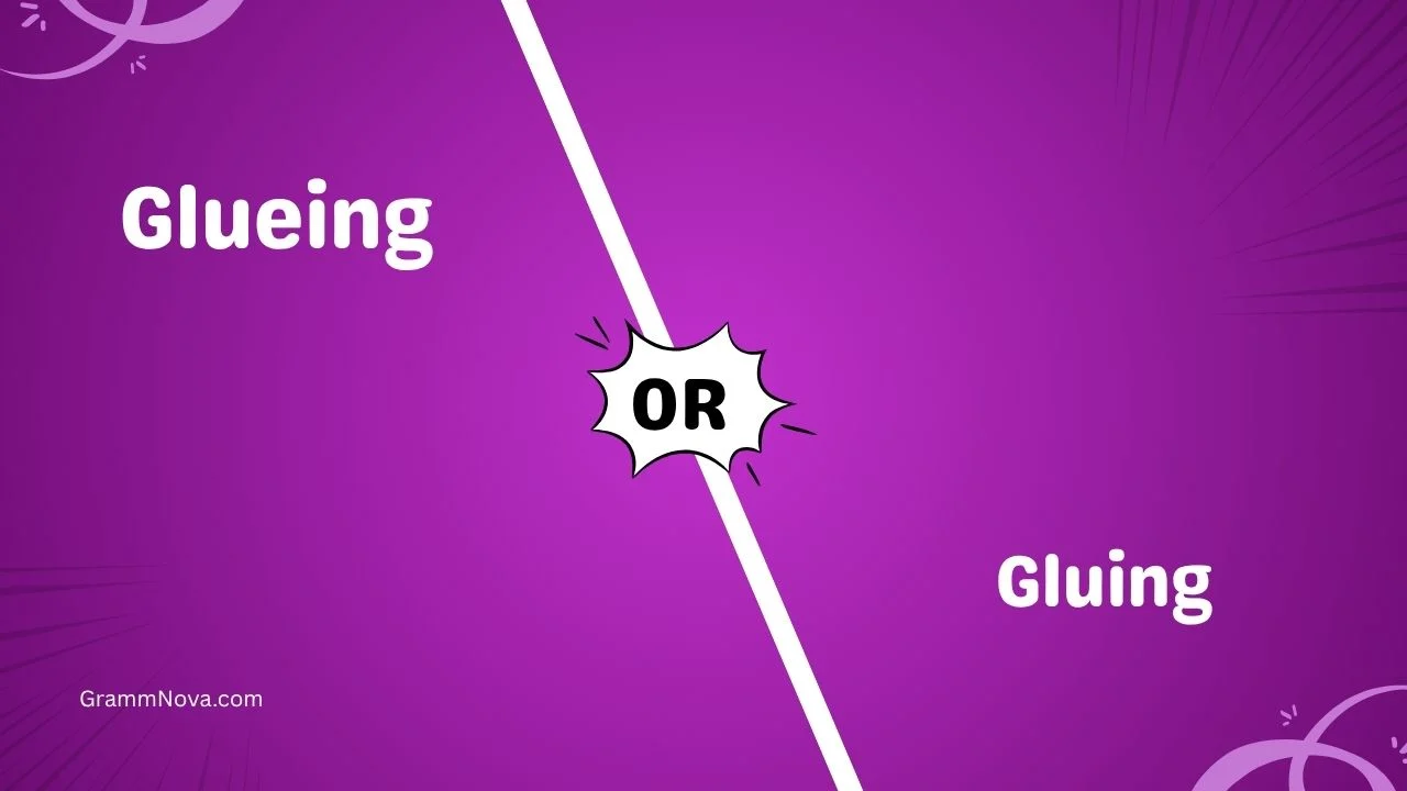 Glueing or Gluing