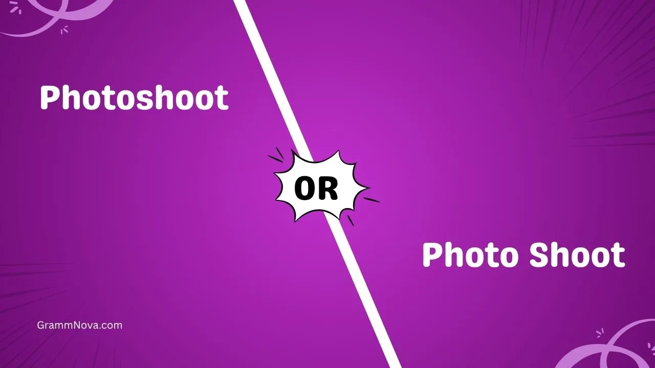 Photoshoot or Photo Shoot