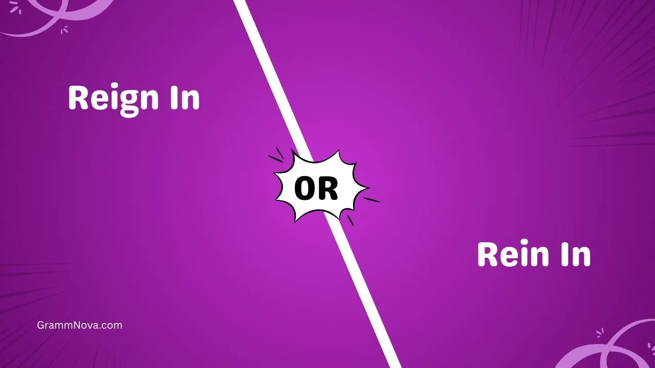 Reign In or Rein In